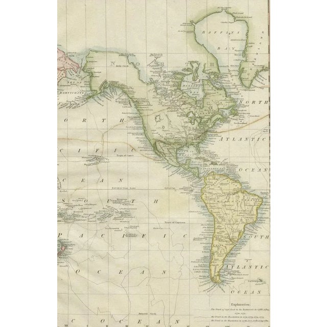 Map of the World as Planisphere, 1799 For Sale - Image 4 of 6