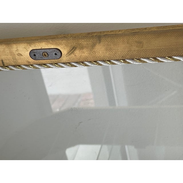 1970s Small Cute Wall Vitrine Gold. Display Cabinet For Sale - Image 4 of 4