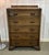 English Art Deco Style Oak Chest of Drawers, 1950s For Sale - Image 15 of 15