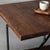 Narrow Side Table, Solid Black Walnut End Table, Handmade Small Side Table With Steel Base For Sale - Image 9 of 10