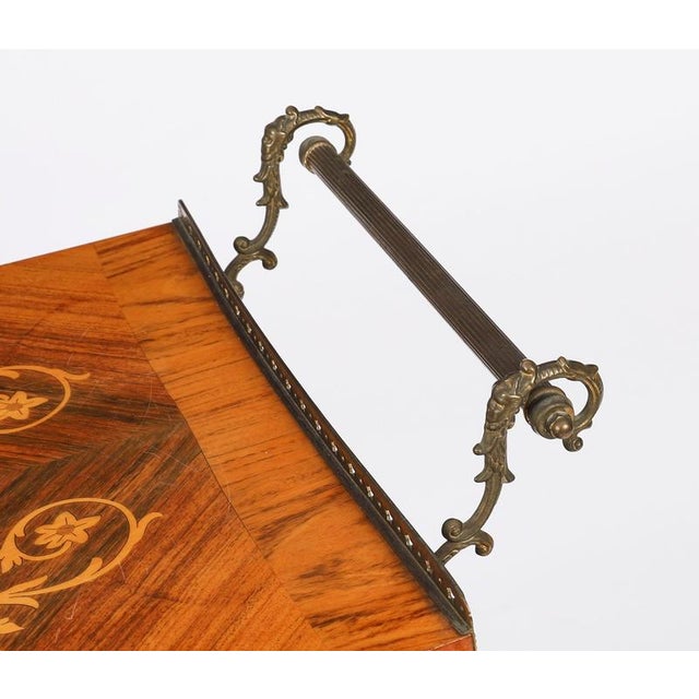 Vintage Italian Marquetry Drinks Trolley from Sorrento For Sale - Image 11 of 16