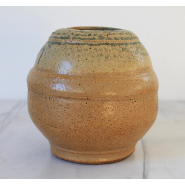 Mid-Century Modern 1970's Studio Art Pottery Vessel or Vase For Sale - Image 3 of 8