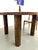 Constructivist Round Table in Walnut, 1950s For Sale - Image 17 of 18