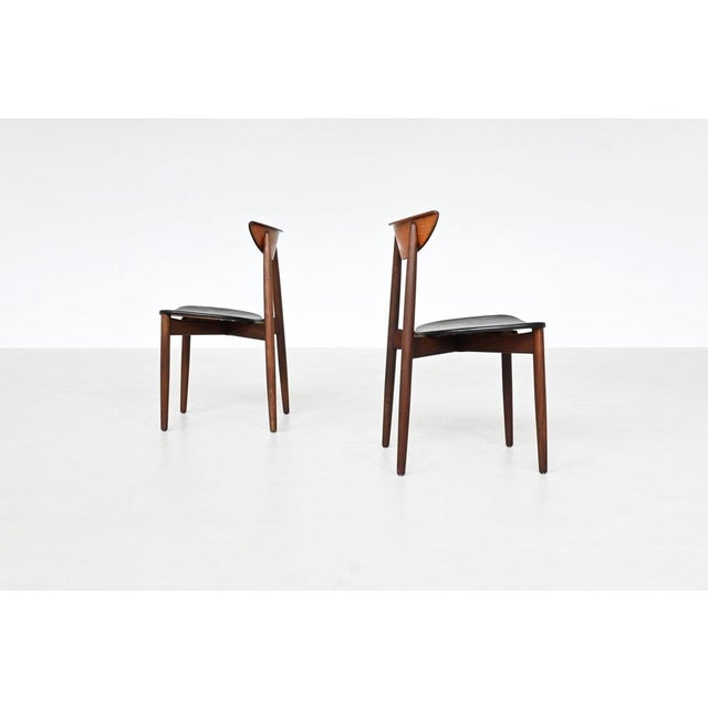 1960s Dining Chairs in Rosewood by Harry Østergaard for Randers Møbelfabrik, 1960, Set of 2 For Sale - Image 5 of 18
