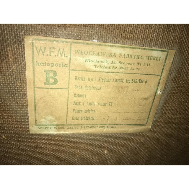 Art Deco Cabinet Chest from WFM Włocławek Furniture Factory, 1970s For Sale - Image 11 of 18