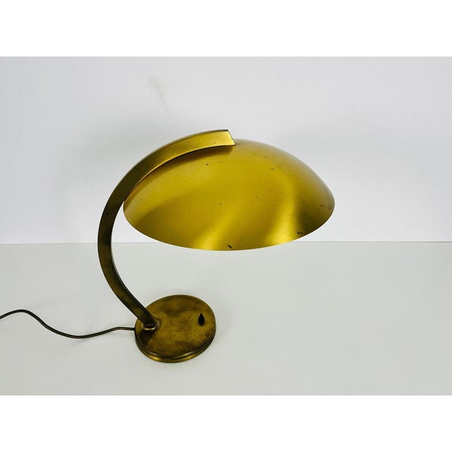 1960s Brass Table Lamp from Hillebrand Leuchten, 1960s, Germany For Sale - Image 5 of 14