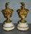 Antique French Cassolette Urns 1880s Gilt Bronze Cherub Marble Vases Lids Pair For Sale - Image 12 of 12