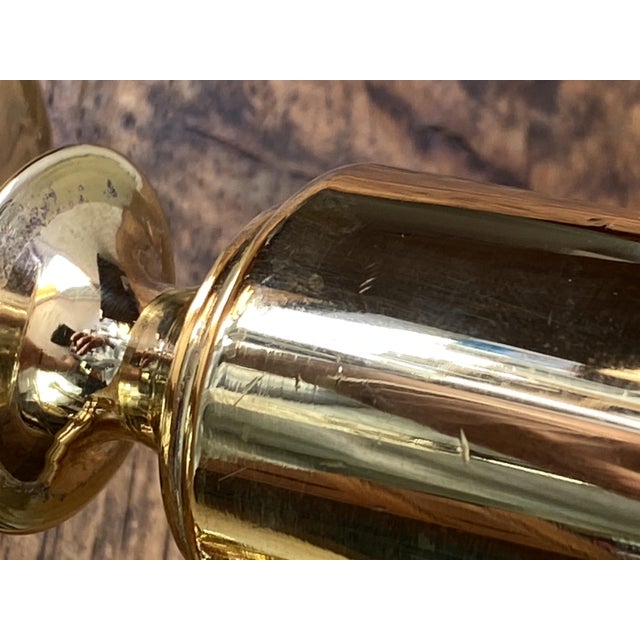 Tubular Candlesticks and Bud Vases in Brass, 1950s, Set of 5 For Sale - Image 6 of 15