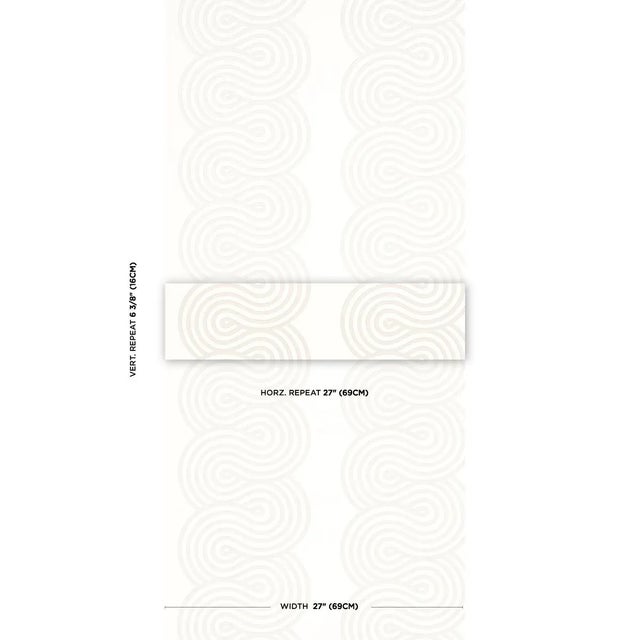 Giraldi is a ribbon-candy-esque stripe that combines a sense of movement with tactile dimensions. Also available as a...