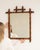 Wood Faux Bamboo Wall Mirror, Antique, France, Circa 1900 For Sale - Image 7 of 8