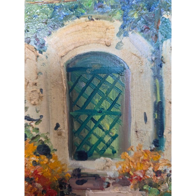 Late 20th Century Late 20th Century Italian Mario Maresca Serra (b.1912-1991) Impasto Oil Painting on Board For Sale - Image 5 of 10