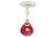 Red Cut-To-Clear Bohemian Crystal Wine Goblet For Sale - Image 4 of 4