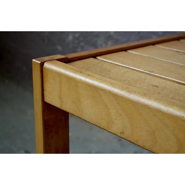 Wood Brutalistic Tables, Set of 2 For Sale - Image 7 of 9