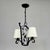 This elegant Art Deco pendant was designed and manufactured in Sweden in the 1930s to 1940s. The light features a wrought...