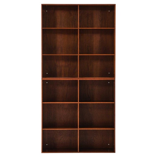 Wood Bookcases in Teak attributed to Mogens Koch, 1950s, Set of 2 For Sale - Image 7 of 7