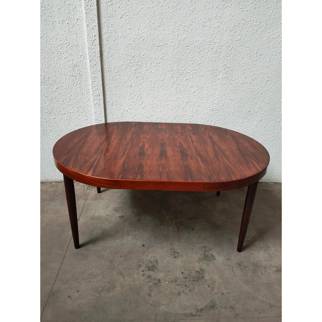 Mid-Century Extendable Palisander Dining Table from Dinamarca, 1970s For Sale - Image 3 of 12