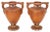 Ceramic Egyptian Revival Art Deco Style Pair Vase For Sale - Image 7 of 10