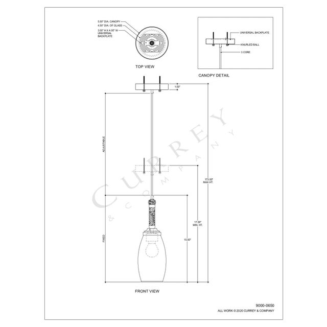 The perfect combination of natural and industrial materials, the Hightider Pendant has a recycled glass shade and wrought...