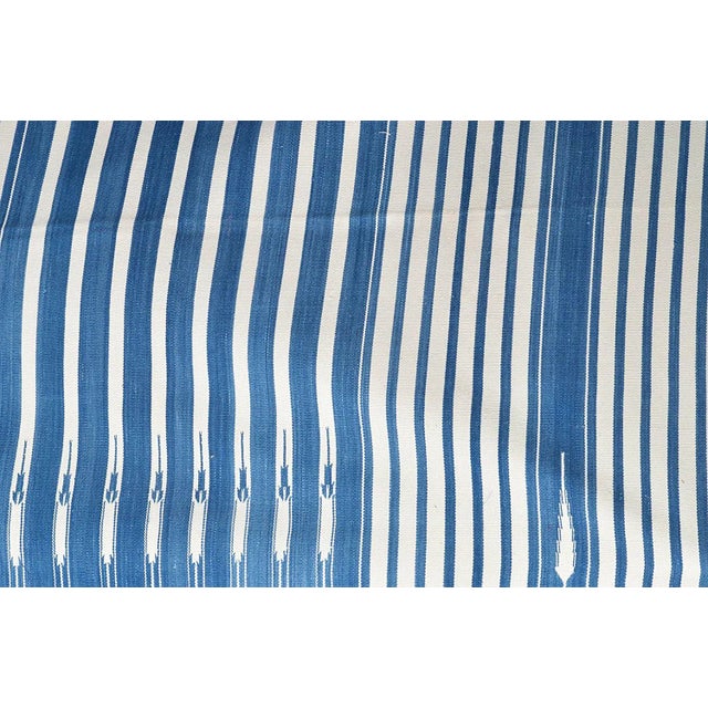 Casa Cosima Peony Rug, 4x6, Blue & White For Sale - Image 4 of 5