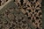 Rug & Kilim’s Classic-Style Rug in Silver Floral Patterns on Black & Green For Sale In New York - Image 6 of 6