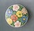 Art Deco Mid 20th Century Blue Floral Round Tin For Sale - Image 3 of 9