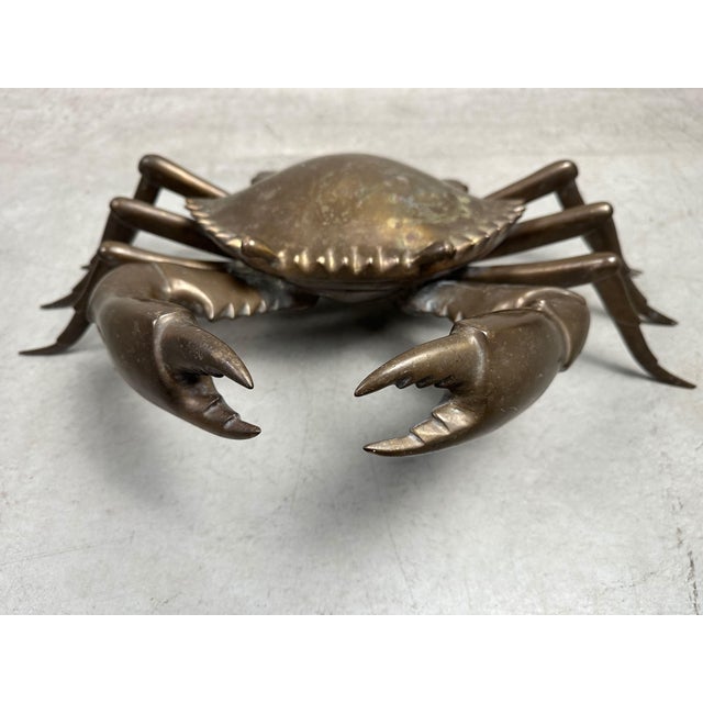 Vintage Krab Model in Solid Brass, 1960s For Sale - Image 11 of 11