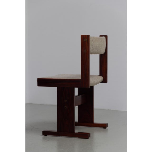 1970s Danish Brutalist Rosewood Dining Chairs from Gangsø Møbler, 1970s, Set of 6 For Sale - Image 5 of 18