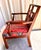 Blue 1970s Chinese Chippendale Ming Mahogany Upholstered Fretwork Wood Armchairs, a Pair For Sale - Image 8 of 11
