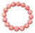 Natural Rose Rhodochrosite Stretch Beaded Bracelet With Pink Matrix, 9" Long For Sale