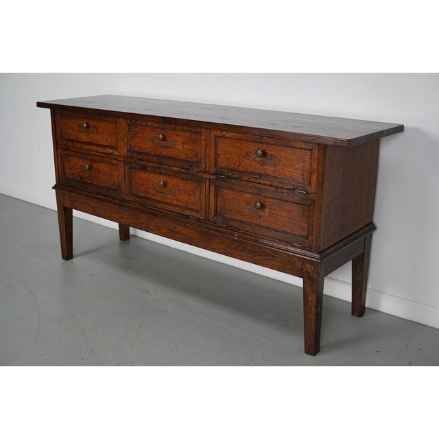 Early 20th Century French Oak Apothecary Cabinet Folding Doors For Sale - Image 15 of 17