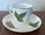 Antique 19th Century Wedgwood China Porcelain Hand Painted Tea Cup & Saucer in the Shadow Leaf Pattern For Sale In New York - Image 6 of 18
