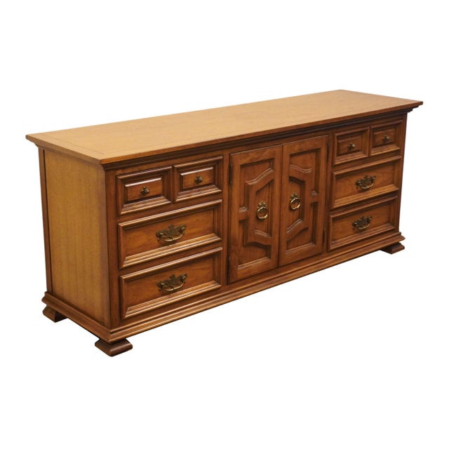 Mediterranean Thomasville Furniture Monterey Collection Spanish Mediterranean 75" Triple Door Dresser 430-50 For Sale - Image 3 of 12