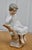 Lladro Vintage Lladro Little Boy Thinking on Tree Stump Porcelain Figurine Statue #4876 For Sale - Image 4 of 15