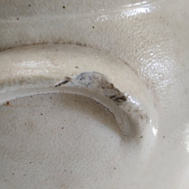 Ceramic Late 19th Century N Clark 1 Gal Churn For Sale - Image 7 of 9