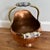 Late 20th Century Vintage Copper and Brass Coal Scuttle With Porcelain Handles For Sale - Image 5 of 6