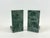 French Art Deco Green Marble Bookends with Balls, 1930s, Set of 2 For Sale - Image 6 of 11