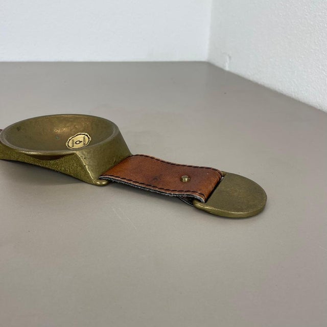Large Vintage Brass Ashtray from Hagenauer, Germany, 1970s For Sale - Image 4 of 17