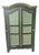 Green Lacquered Wardrobe, 1850s For Sale