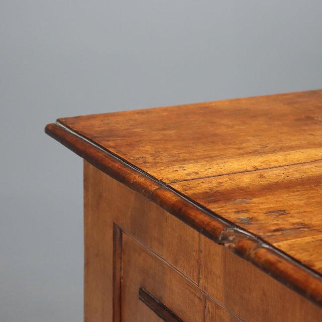 Antique Late 18th Century Chest of Drawers in Walnut and Bronze, Italy For Sale - Image 4 of 12