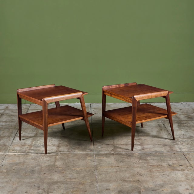 Pair of Two-Tier Side Tables by Gio Ponti for Singer & Sons For Sale - Image 14 of 18