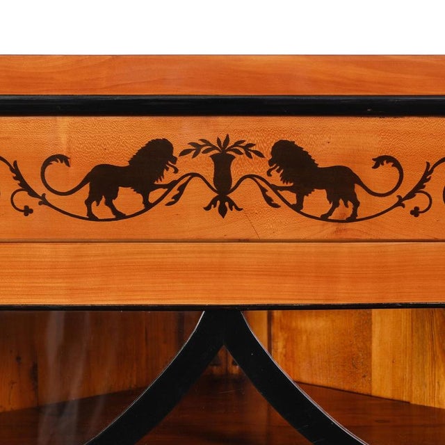 Biedermeier II Corner Display Cabinet, Rhineland, 1890 For Sale - Image 4 of 8