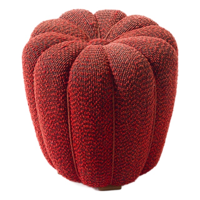Tulip Ottoman by Jindřich Halabala for Cesky Nabytek, 1950s For Sale