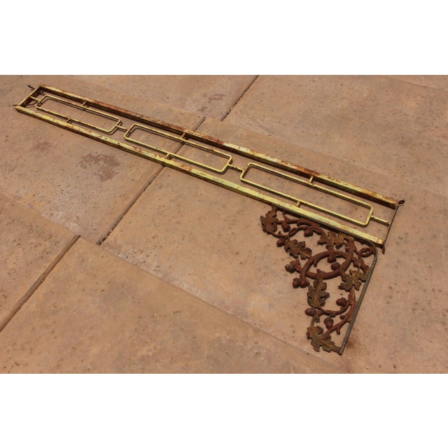 Vintage Wrought Iron Porch Posts A Pair Chairish