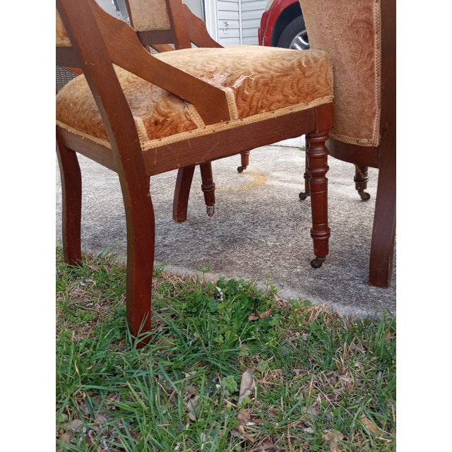Mid 19th Century Eastlake Victorian Sette Set For Sale - Image 10 of 12