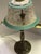 1930s Art Deco Signed Pairpoint Reverse Painted Lamp W/Bronze Base For Sale - Image 9 of 12