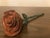 This handcrafted solid cast iron rose sculpture combines delicate natural motifs with a striking Brutalist aesthetic....
