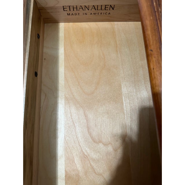1990s Ethan Allen Country Crossings Nightstand For Sale - Image 11 of 13