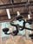 Metal Mid 20th Century Suspended 8-Light Iron Chandelier For Sale - Image 7 of 9