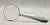 English Guilloché & Sterling Silver Hand Magnifying Glass For Sale - Image 3 of 9