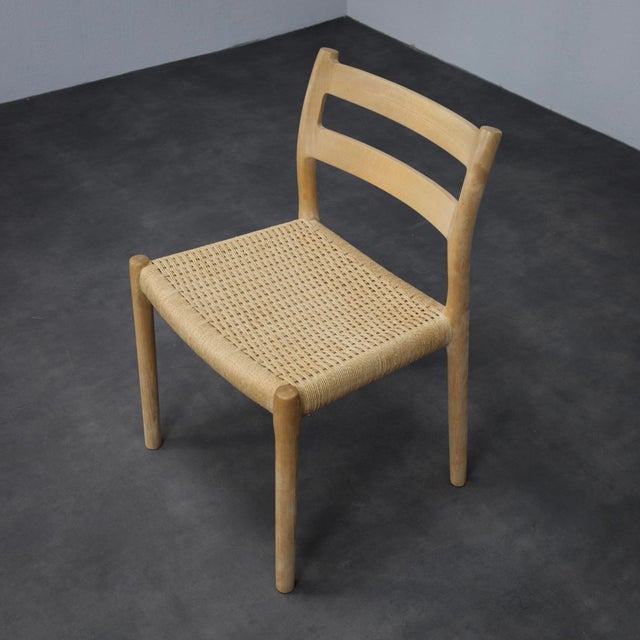 Model 84 Dining Chairs by Niels Otto (N. O.) Møller for J.L. Møllers, 1970s, Set of 6 For Sale - Image 9 of 14